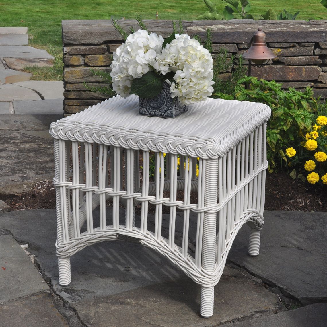 Chatham All-Weather Wicker Side Table - Image 2