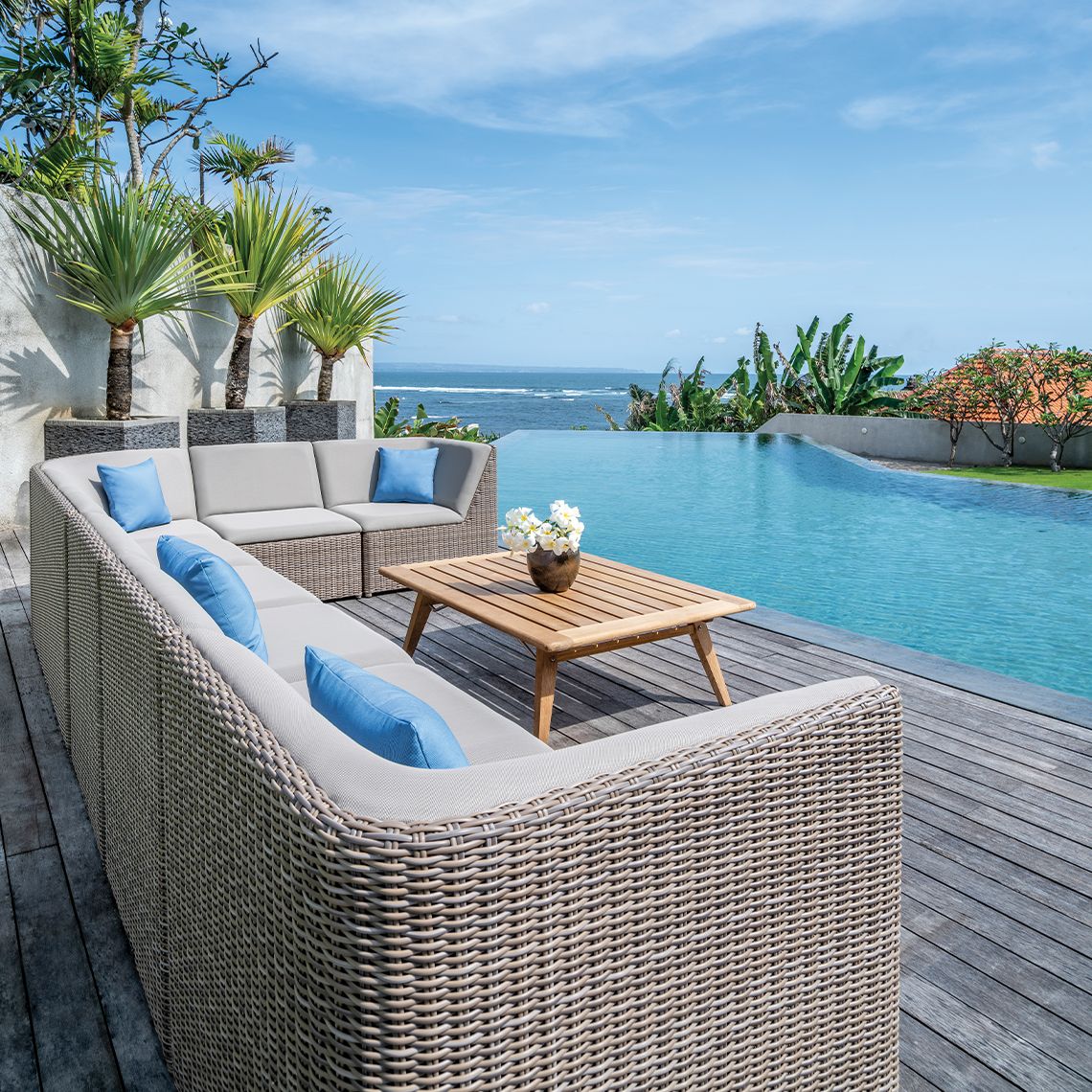 Milano Sectional Curved Corner Chair - Image 3
