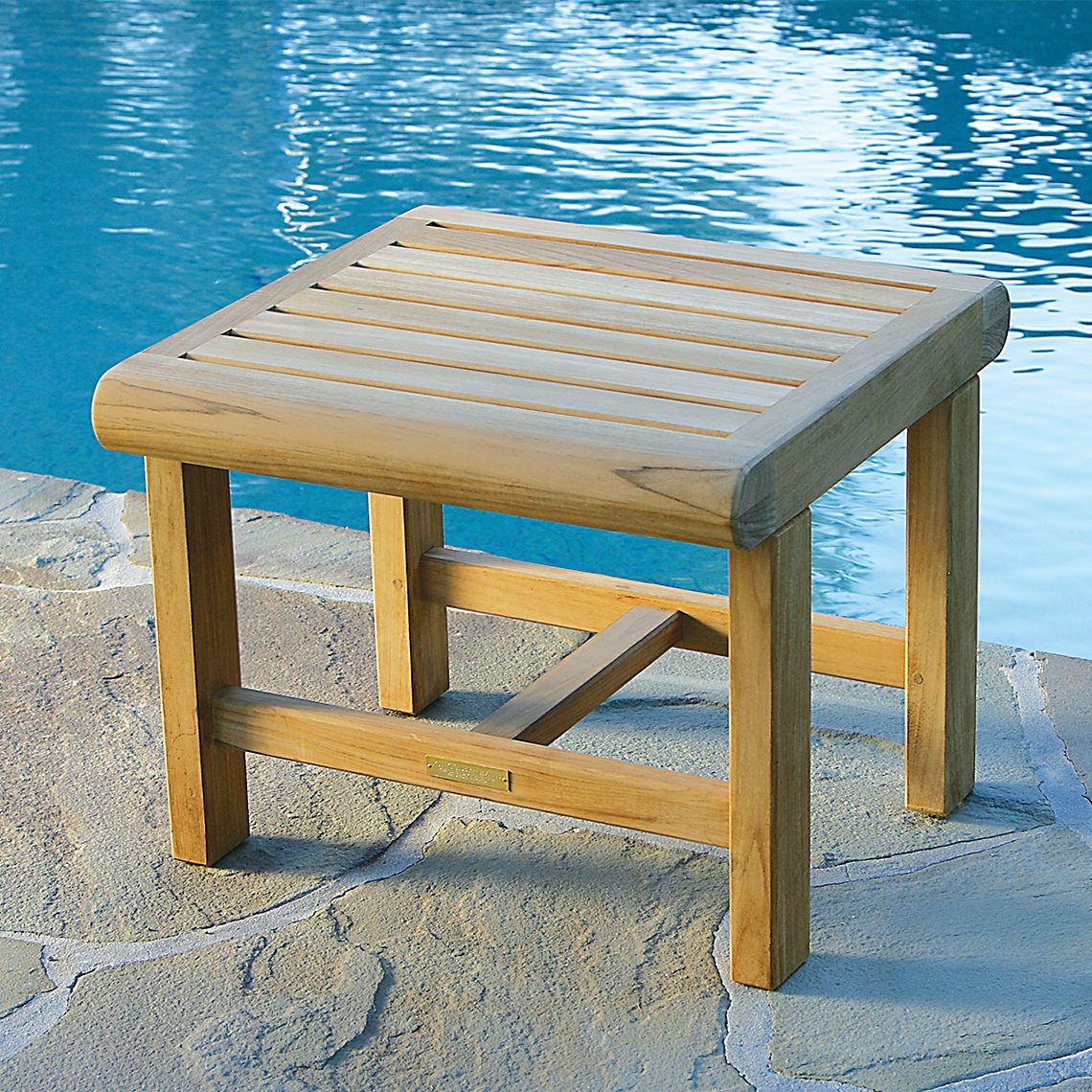 Nantucket Teak Side Table - Image 2