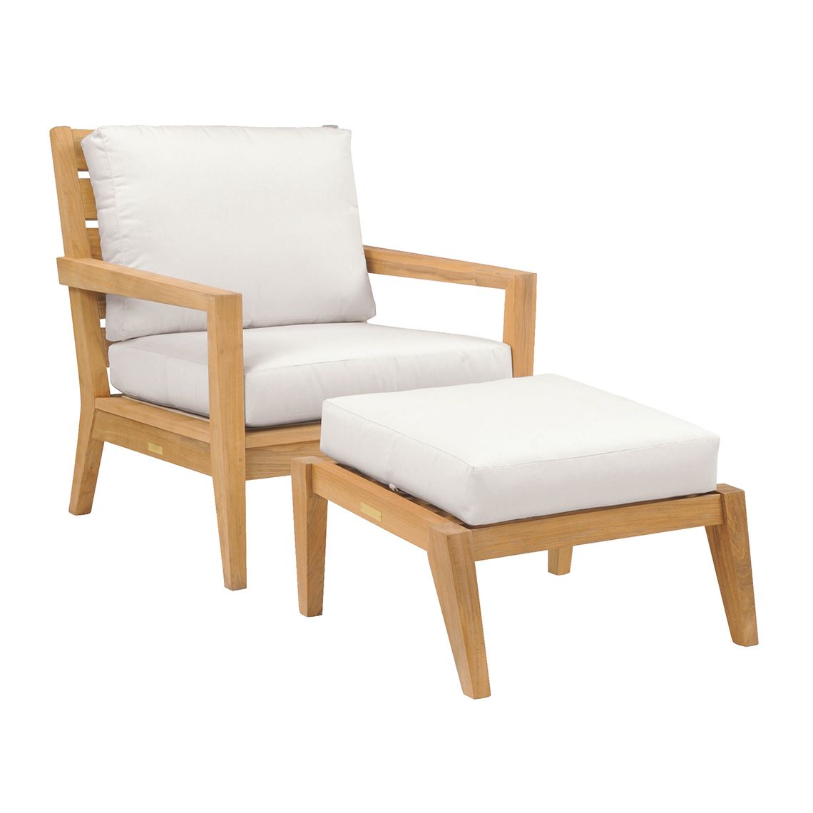 Algarve Teak Ottoman - Image 2