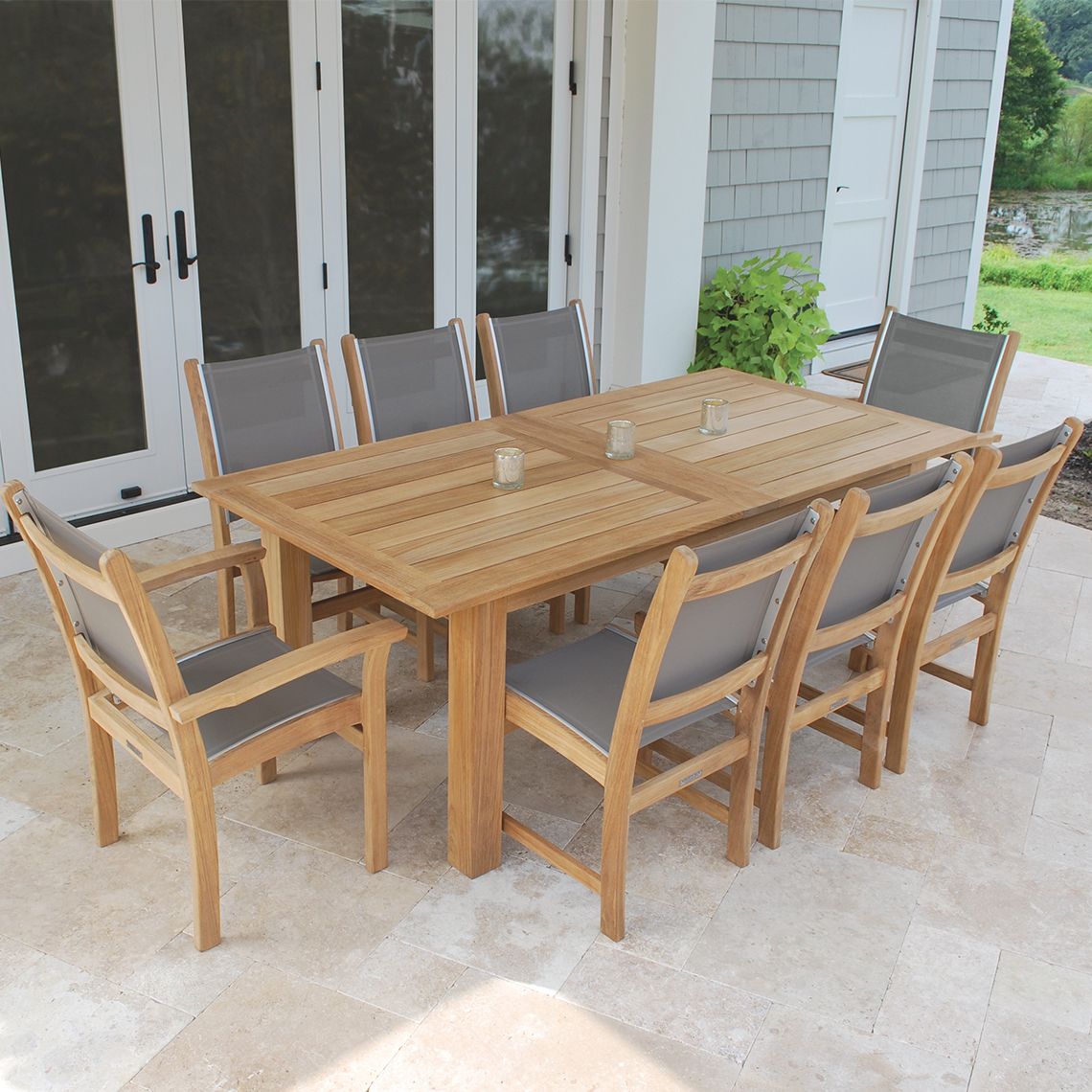 Hyannis 118" Rectangular Extension Dining Table - Image 3