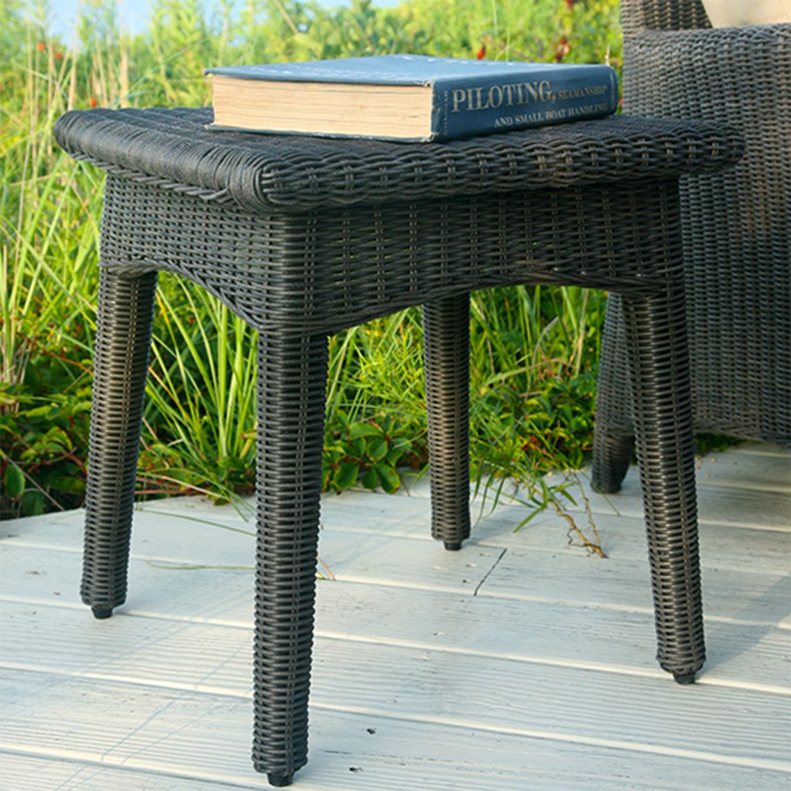 Culebra All-Weather Wicker Side Table - Image 2