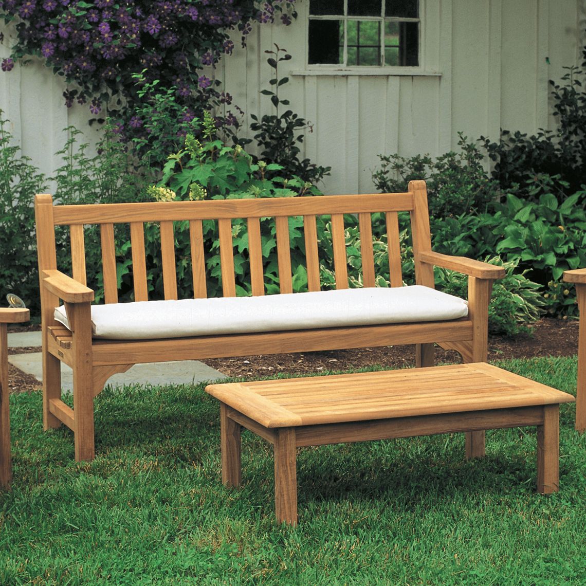 Dunbarton 4' Teak Bench - Image 3