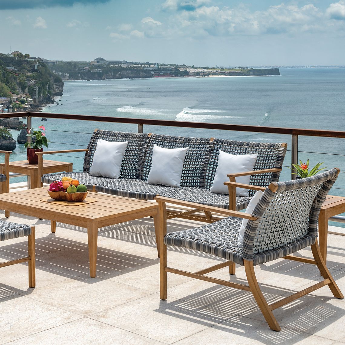 Catherine Teak Club Chair - Image 2