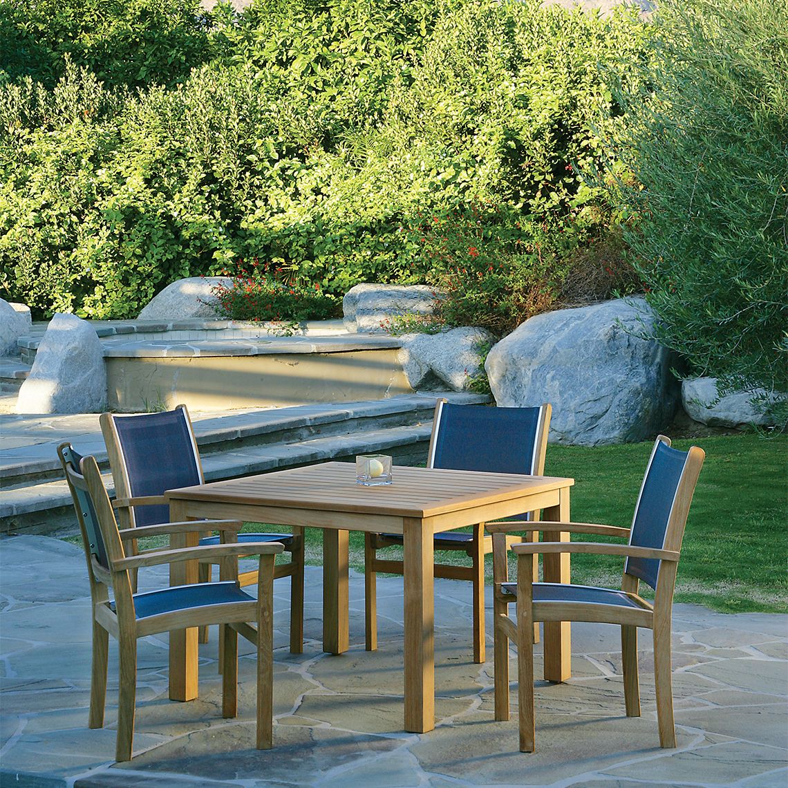 St. Tropez Teak Dining Armchair - Image 3