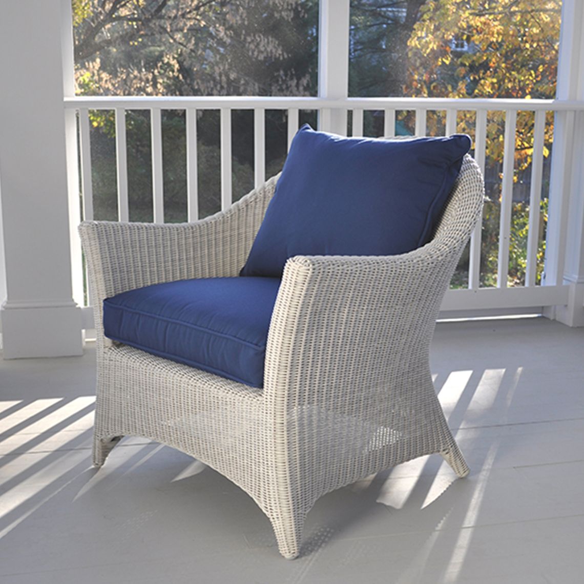 Cape Cod All-Weather Wicker Lounge Chair - Image 2