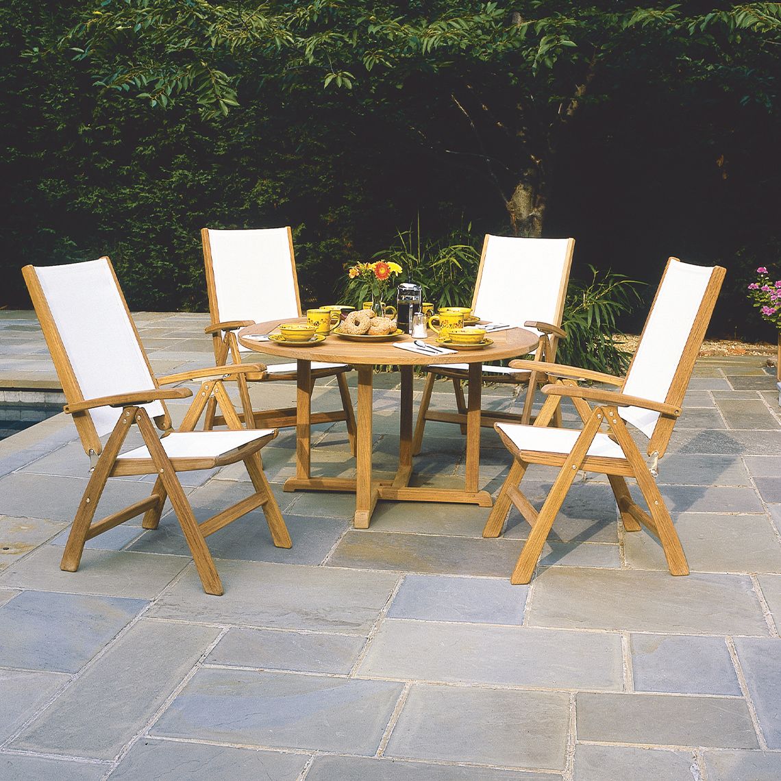 St. Tropez Adjustable Teak Chair - Image 2