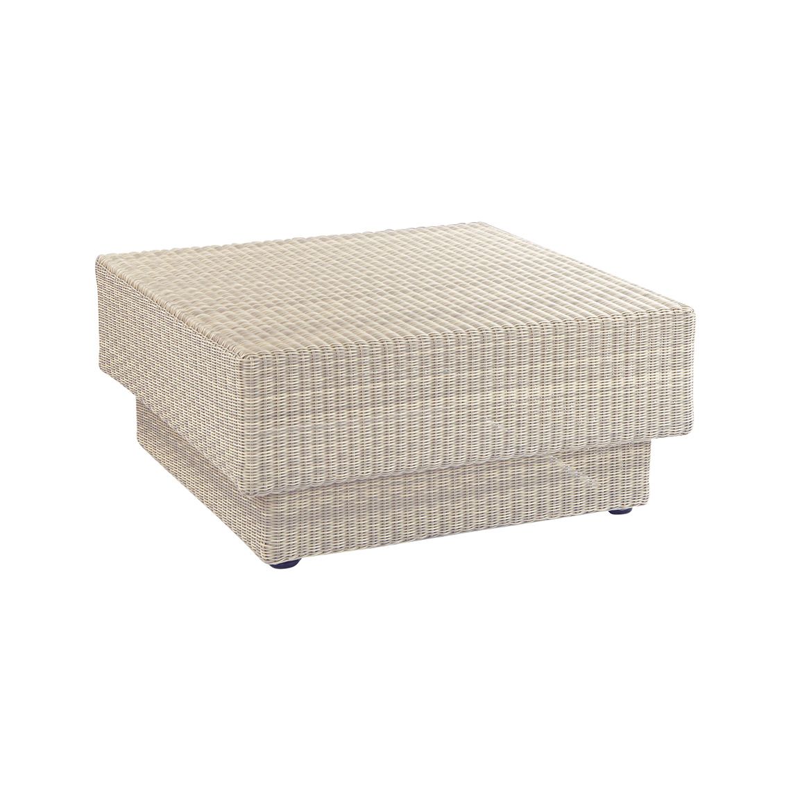 The Westport Coffee Table in hand-woven all-weather wicker. Streamlined simplicity with solid teak bases. By Kingsley Bate. Find a dealer near you.