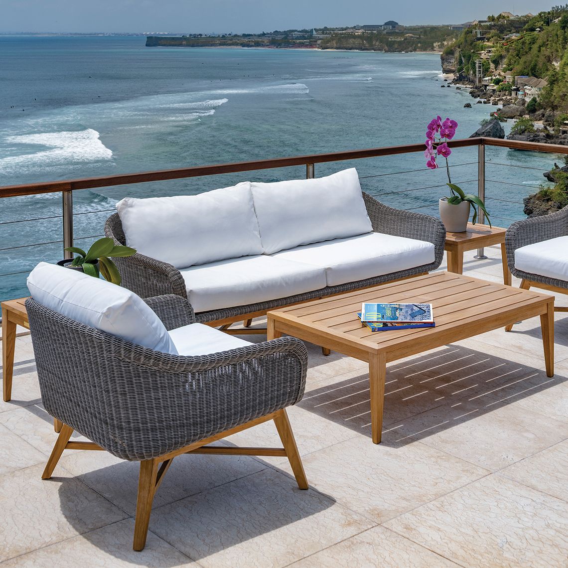 Tribeca Teak 47" Coffee Table - Image 4