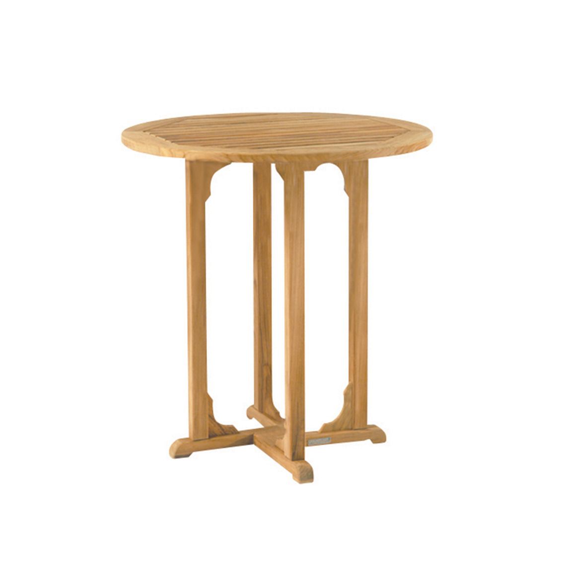 The Essex 36" Round Bar Table, crafted from Grade A teak. Features classic English dining and occasional tables. By Kingsley Bate. Find a dealer near you.