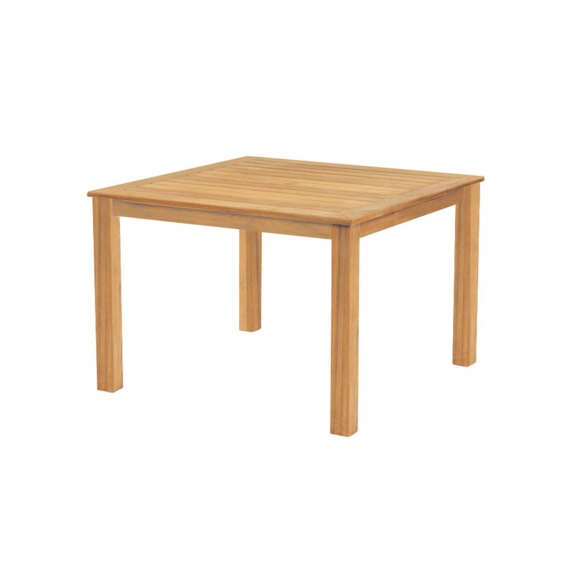 The Wainscott 42.5" Square Dining Table in Grade A teak. Attractive transitional teak tables. By Kingsley Bate. Find a dealer near you.