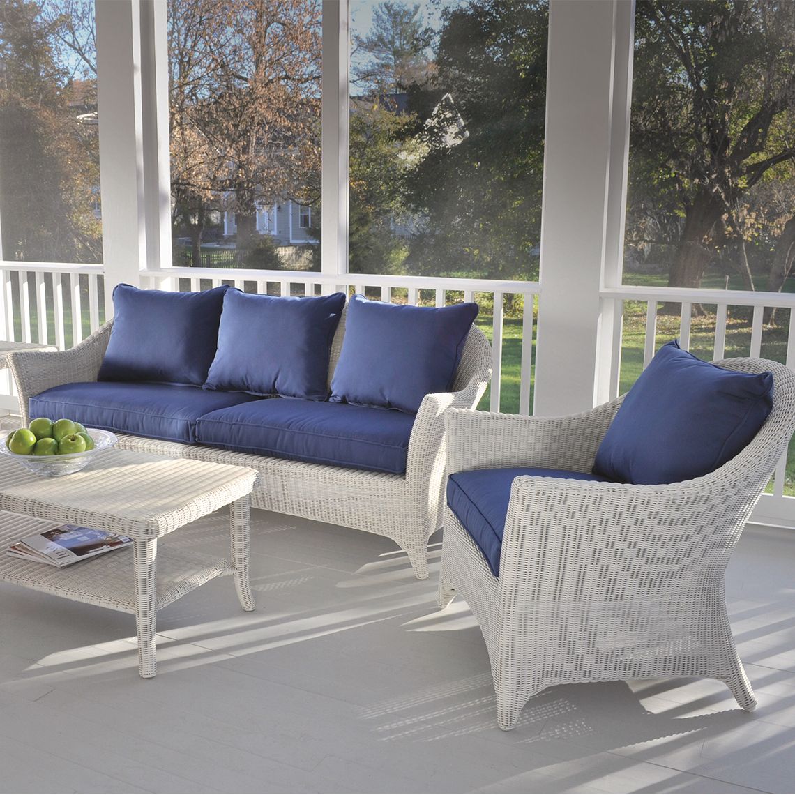 Cape Cod All-Weather Wicker Lounge Chair - Image 4