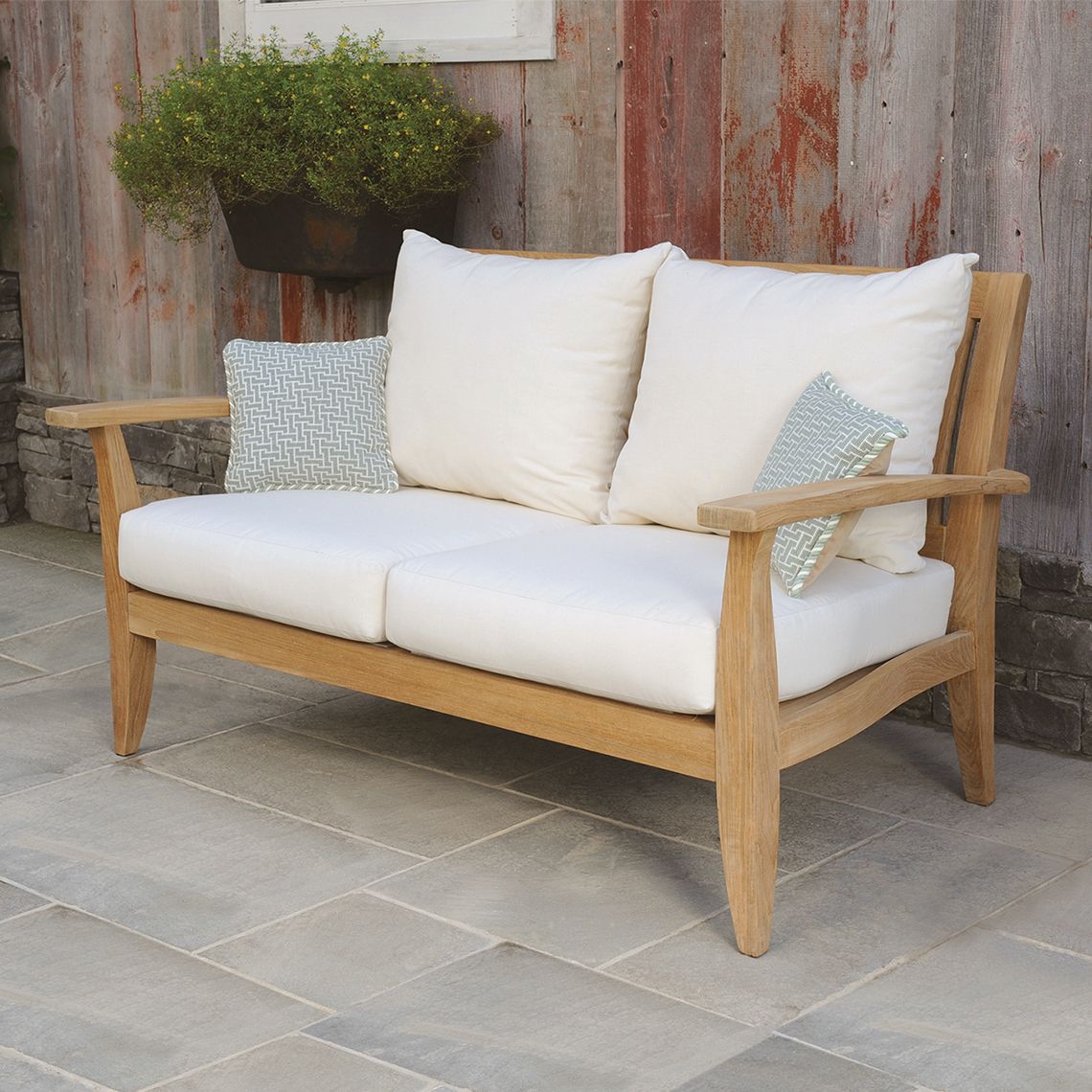 Ipanema Teak Outdoor Settee - Image 2