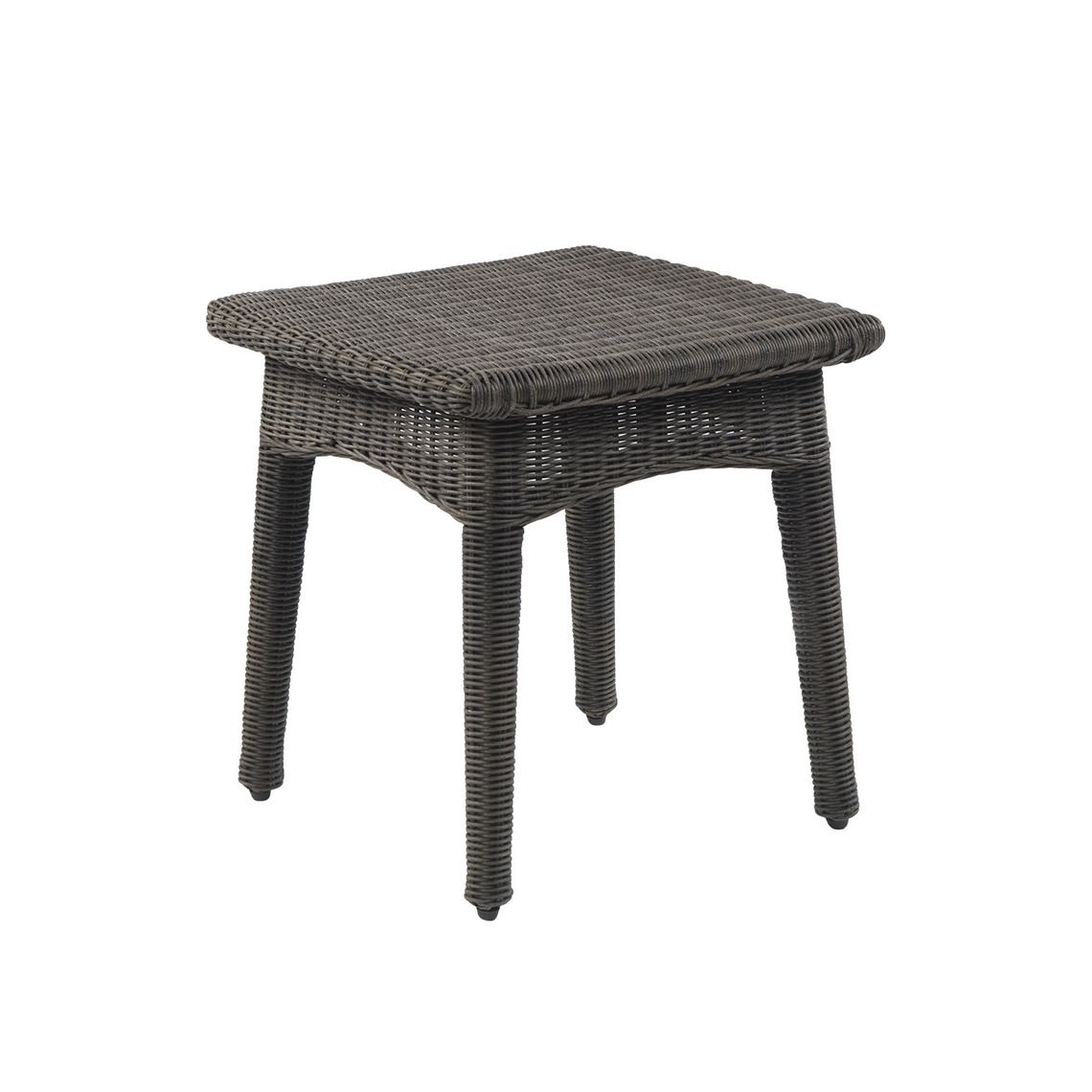 Culebra All-Weather Wicker Side Table - Image 1
