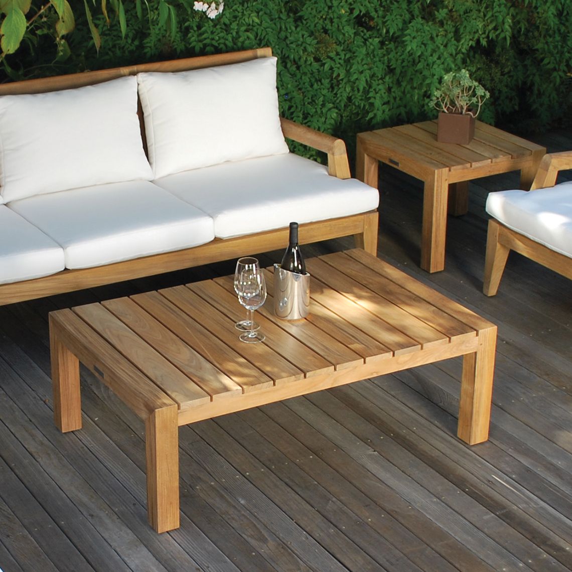 Mendocino Teak Side Table - Image 3