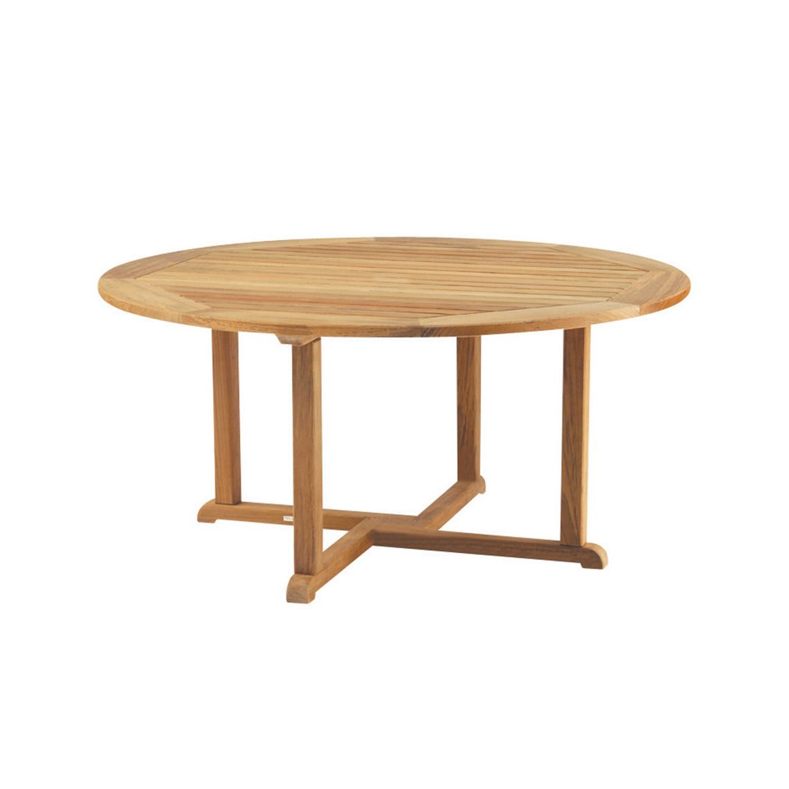The Essex 50" Round Dining Table in Grade A teak. Classic English dining and occasional tables. By Kingsley Bate. Find a dealer near you.