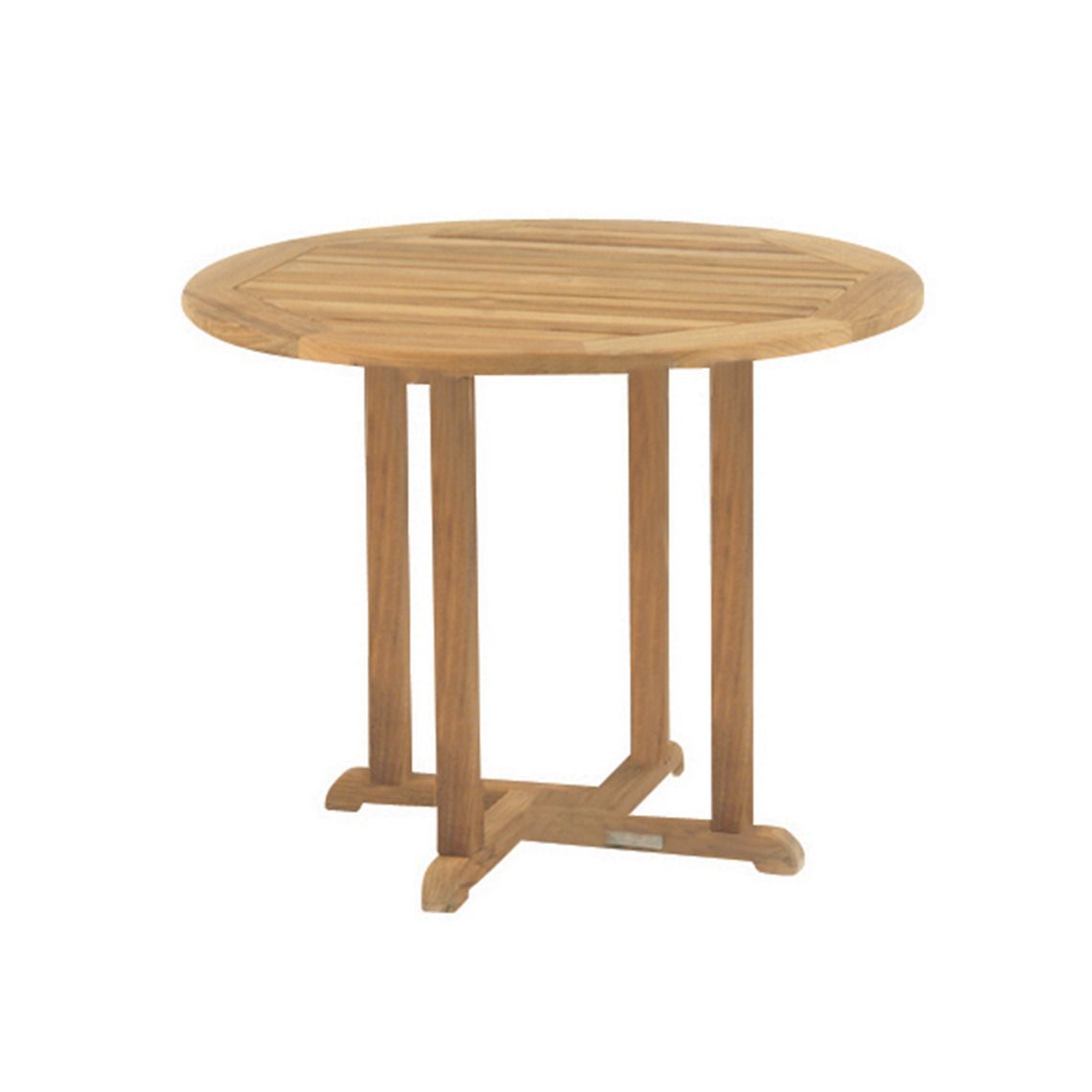 The Essex 36" Round Dining Table in Grade A teak. Classic English dining and occasional tables. By Kingsley Bate. Find a dealer near you.