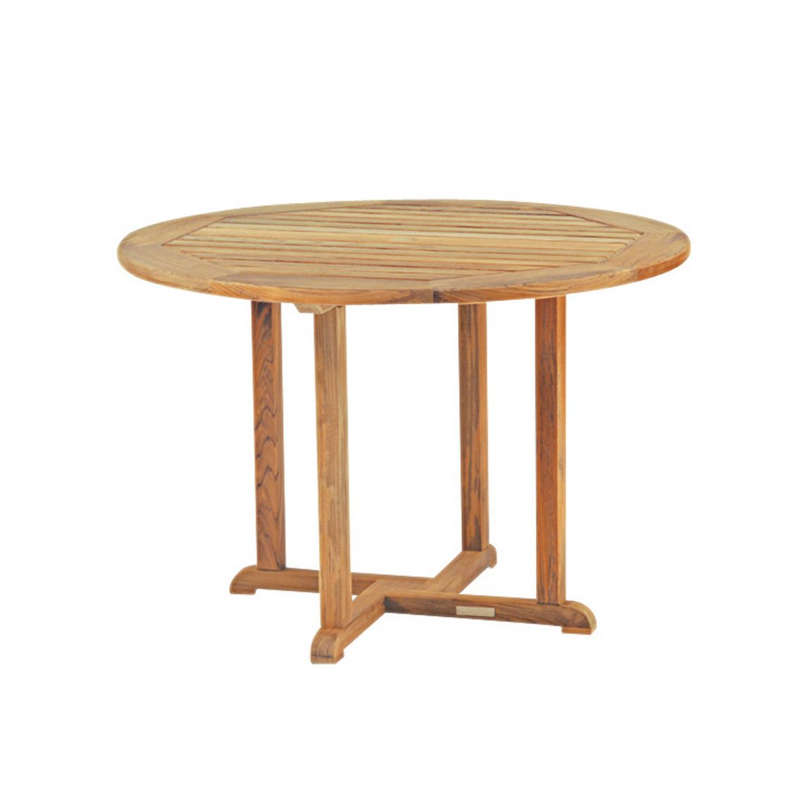 The Essex 42" Round Dining Table in Grade A teak. Classic English dining and occasional tables. By Kingsley Bate. Find a dealer near you.