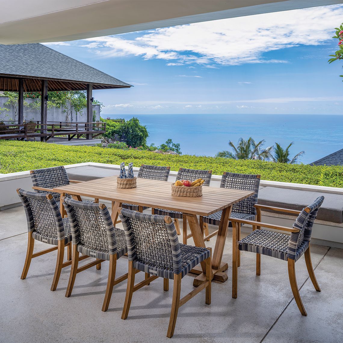 Catherine Teak Dining Armchair - Image 4