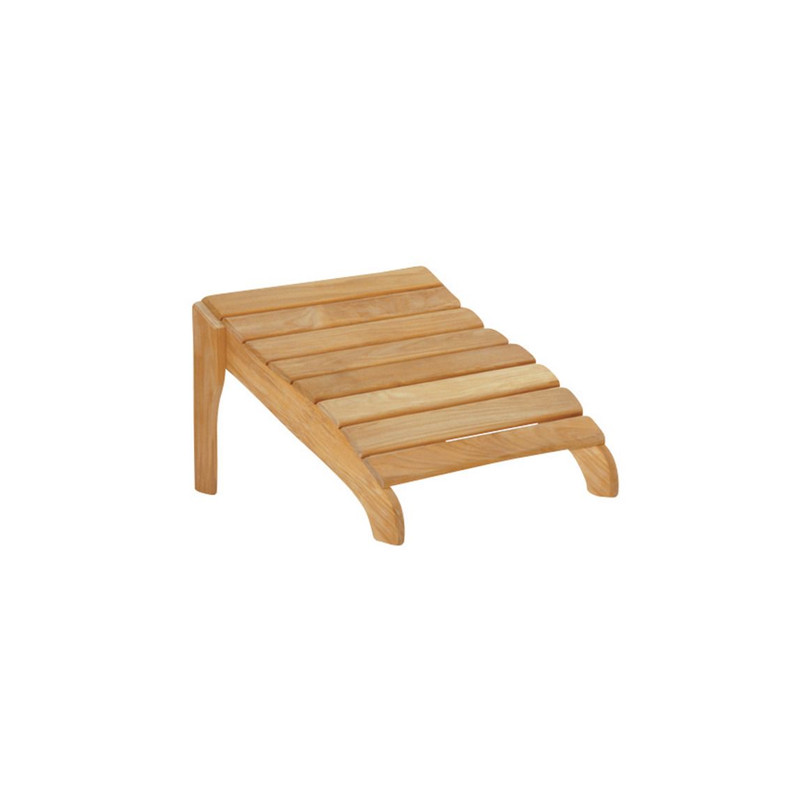 The Adirondack Ottoman pairs iconic Craftsman styling with premium Grade A teak construction. Weather-resistant and durable, it complements outdoor seating with timeless design and solid craftsmanship.