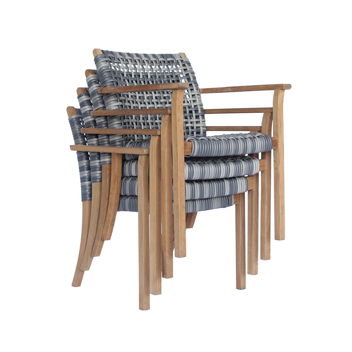 Catherine Teak Dining Armchair - Image 2