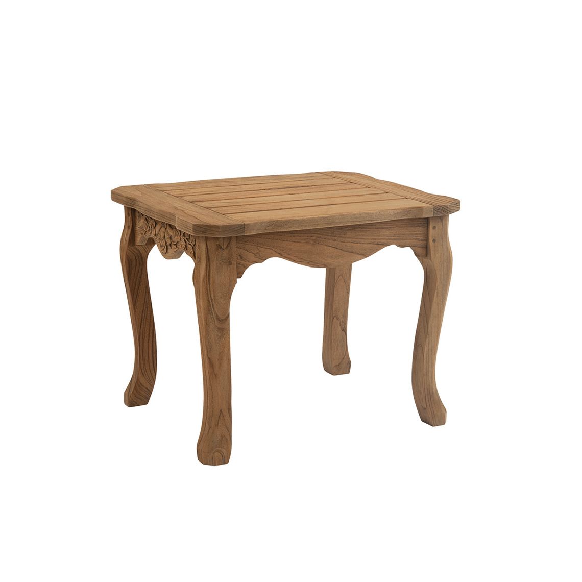 Normandy Distressed Teak Side Table