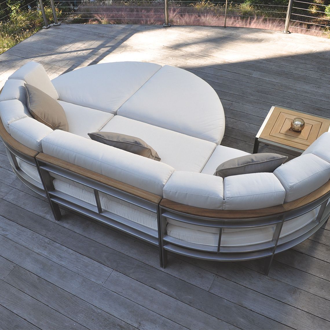 Tivoli Sectional Curved Ottoman - Image 5