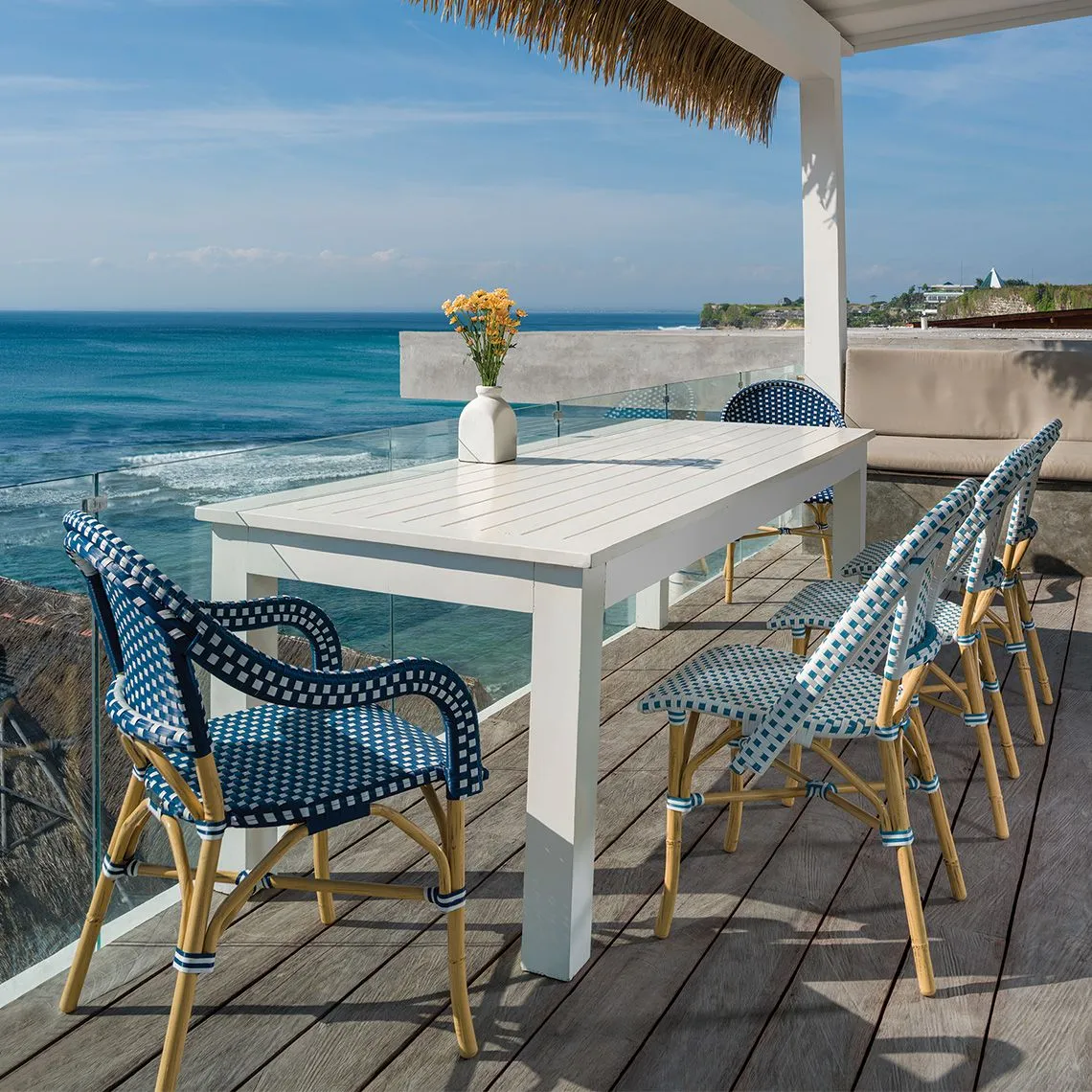 Aluminum Outdoor Dining Side Chair – Café | Kingsley Bate