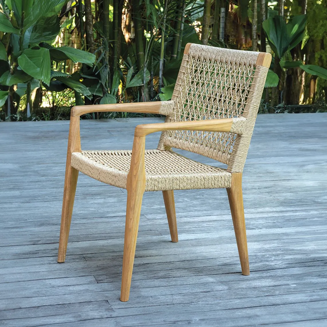 Teak Outdoor Dining Armchair – Barcelona | Kingsley Bate
